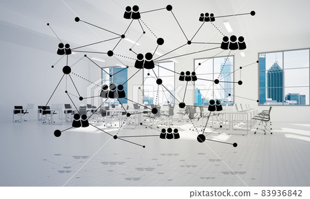 Networking and wireless connection as concept for effective modern business Networking and wireless connection as concept for effective modern business 83936842