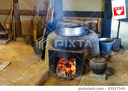 Important Cultural Property Former Takahashi Family Residence Kamado Flame 83937349