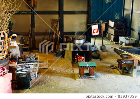 Important Cultural Property Former Takahashi Family Residence Kamado Flame 83937359