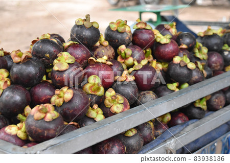 Mangosteen sold in Cambodia Mangosteen sold in Cambodia 83938186
