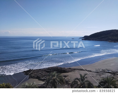 View of Kanegahama coast in Hyuga city, Miyazaki prefecture View of Kanegahama coast in Hyuga city, Miyazaki prefecture 83938815