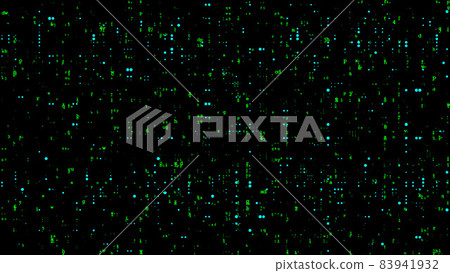 Abstract technology binary code red background with numbers 83941932