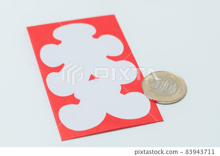 Oiri-bukuro and new 500-yen coin 83943711