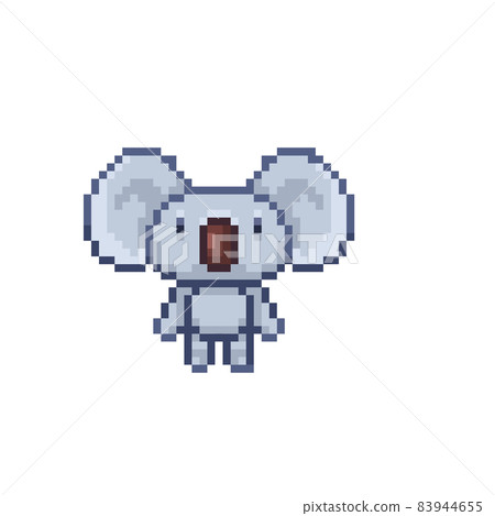 Small and cute koala pixel art Small and cute koala pixel art 83944655