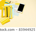 Work or study from home conceptual background. 83944925