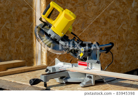 miter saw with yellow body miter saw with yellow body 83945398