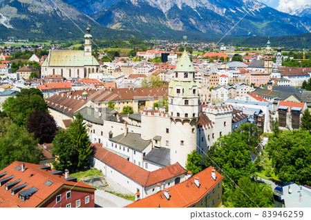 Hall Tirol aerial view Hall Tirol aerial view 83946259