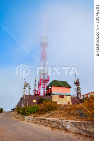 Cellular base station antenna tower, Pyatigorsk 83946281