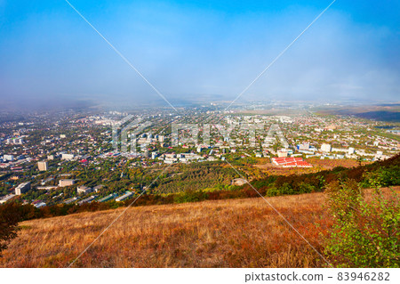 Pyatigorsk city aerial panoramic view Pyatigorsk city aerial panoramic view 83946282