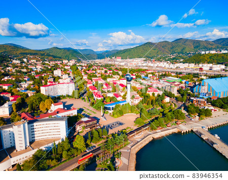 Tuapse aerial panoramic view, Russia Tuapse aerial panoramic view, Russia 83946354