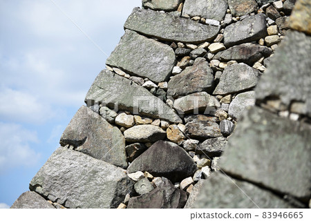 Koriyama Castle Ruins Stone wall of castle tower Yamatokoriyama City, Nara Prefecture Koriyama Castle Ruins Stone wall of castle tower Yamatokoriyama City, Nara Prefecture 83946665