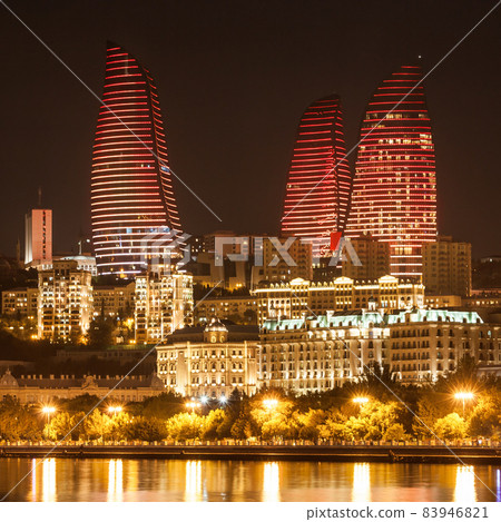 Flame Towers in Baku Flame Towers in Baku 83946821