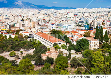 Ancient Agora in Greece 83947416