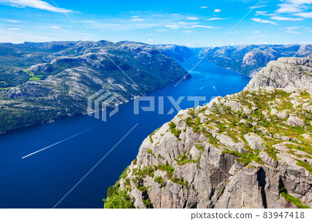 Lysefjord near Preikestolen, Norway Lysefjord near Preikestolen, Norway 83947418