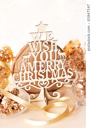 WE WISH YOU A MERRY CHRISTMAS Cruz Mascarol Typography 83947547