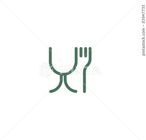 Food safe icon flat design template 83947735