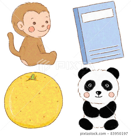 手繪插圖集以字母 M ~ P 開頭的單詞 83950197