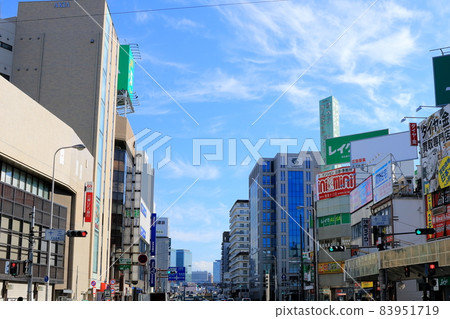 The cityscape of Osaka 83951719