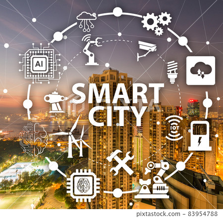 Concept of smart city and internet of things Concept of smart city and internet of things 83954788