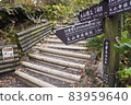 Hakuya Daisen, a sign for the branch of the Gyosha valley 83959640