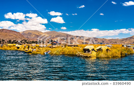 Uros Floating Islands on Lake Titicaca in Peru 83960490