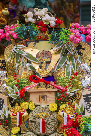 Tori no Ichi rake, prosperous business, colorful shrine Tori no Ichi rake, prosperous business, colorful shrine 83960829