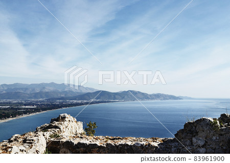 View of the sea , Gulf of Gaeta , Italy 83961900