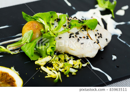 Hake in French recipe Hake in French recipe 83963511