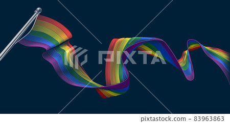 Rainbow Pride Peace Flag Woodcut Vintage Style Rainbow Pride Peace Flag Woodcut Vintage Style 83963863