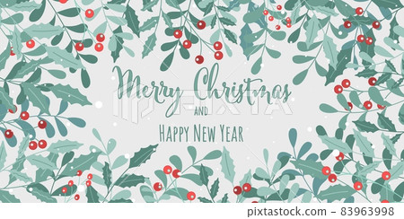 Winter snowflake greeting banner with white background. Merry Christmas invitation design card. Wintertime paper poster template for christmas holiday. Vector illustration Winter snowflake greeting banner with white background. Merry Christmas invitation design card. Wintertime paper poster template for christmas holiday. Vector illustration 83963998