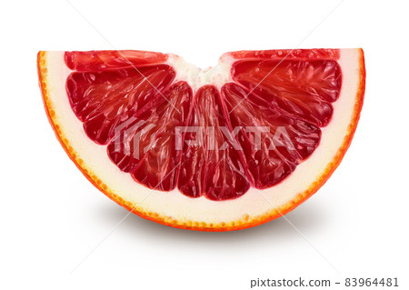 Blood red oranges isolated on white background with clipping path and full depth of field 83964481