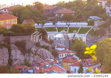 Amphitheatre in Plovdiv, Bulgaria at sunrise 83965244