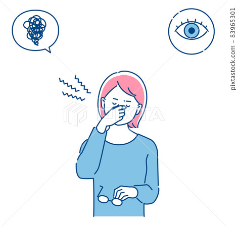 Female eyestrain that holds the inner corner of the eyes 3 colors Female eyestrain that holds the inner corner of the eyes 3 colors 83965301