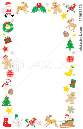 Christmas cute frame illustration 83965376