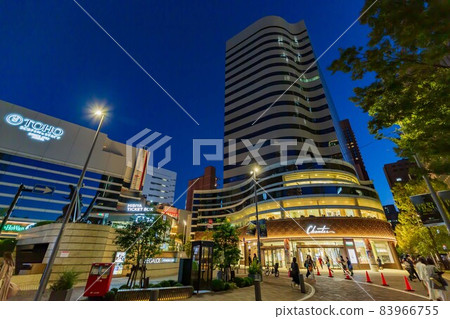 Cityscape of Chiyoda-ku, Tokyo Night view of Tokyo Midtown Hibiya 83966755