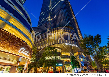 Cityscape of Chiyoda-ku, Tokyo Night view of Tokyo Midtown Hibiya Cityscape of Chiyoda-ku, Tokyo Night view of Tokyo Midtown Hibiya 83966761