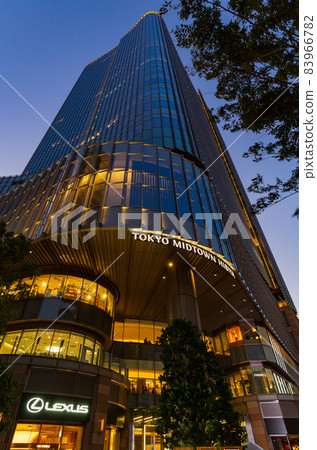 東京千代田區城市景觀 東京中城日比谷夜景 東京千代田區城市景觀 東京中城日比谷夜景 83966782