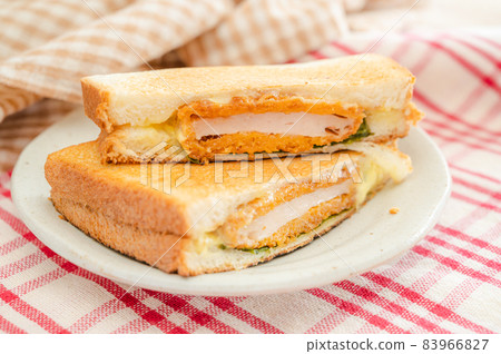 Handmade hot sandwich 83966827