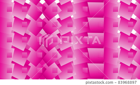CG square background material for many squares with gradation 83968897