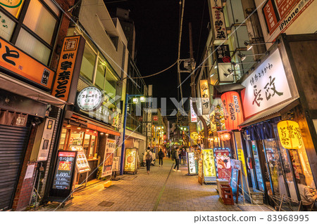 Tokyo cityscape of Japan Overlooking the bar in front of Kanda station. The declaration has been lifted, but = November 13th Tokyo cityscape of Japan Overlooking the bar in front of Kanda station. The declaration has been lifted, but = November 13th 83968995