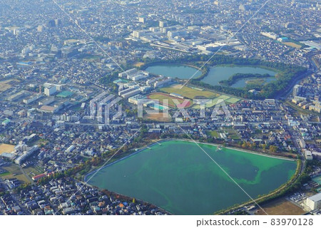 Immediately after takeoff from Itami Airport (Itami City / Nishinomiya City) Immediately after takeoff from Itami Airport (Itami City / Nishinomiya City) 83970128