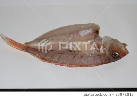 I took a serious picture of the dried fish of the golden threadfin bream from the thread. I took a serious picture of the dried fish of the golden threadfin bream from the thread. 83971812