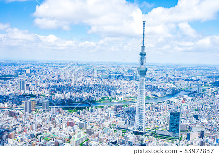 Tokyo Sky Tree / Aerial Photograph Tokyo Sky Tree / Aerial Photograph 83972837