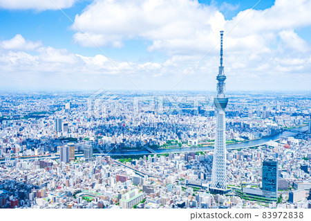 Tokyo Sky Tree / Aerial Photograph Tokyo Sky Tree / Aerial Photograph 83972838