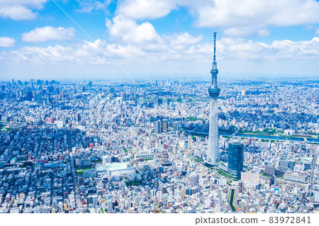 東京晴空塔 / 航拍 83972841