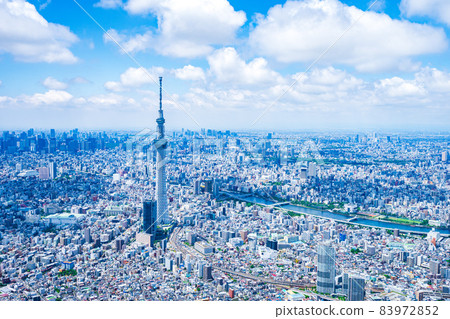 Tokyo Sky Tree / Aerial Photograph 83972852