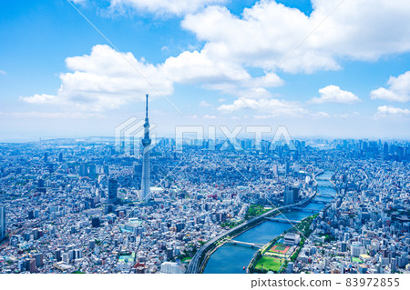 東京晴空塔 / 航拍 83972855