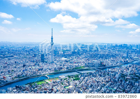 東京晴空塔 / 航拍 83972860
