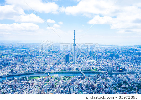 東京晴空塔 / 航拍 83972865
