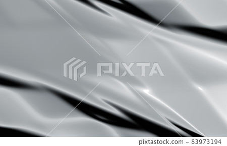 Shiny silver cloth drape material 83973194